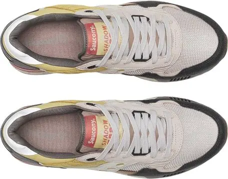 Sneakers Saucony Beige Suede Leather Low Top