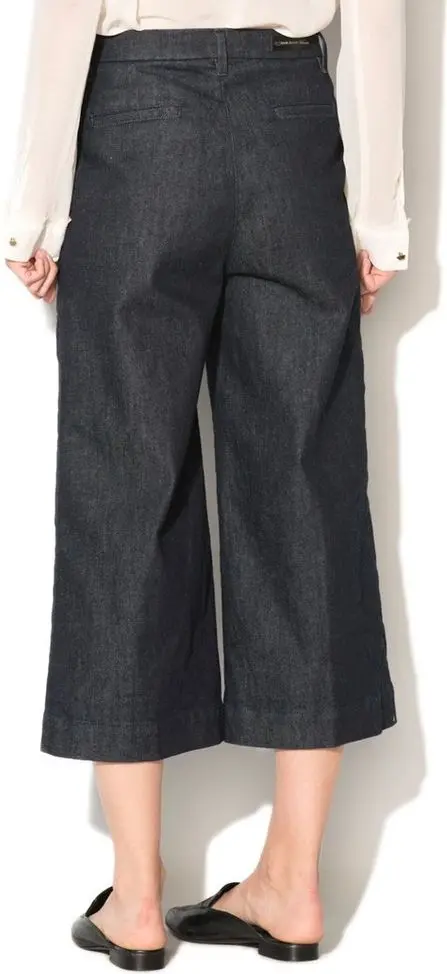 Ko'k Polyester Qisqartirilgan Jinsilar Gas