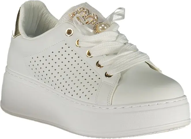Sneaker Laura Biagiotti Bianco Polyurethane