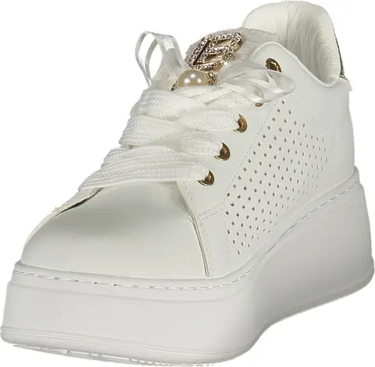 Sneaker Laura Biagiotti Bianco Polyurethane
