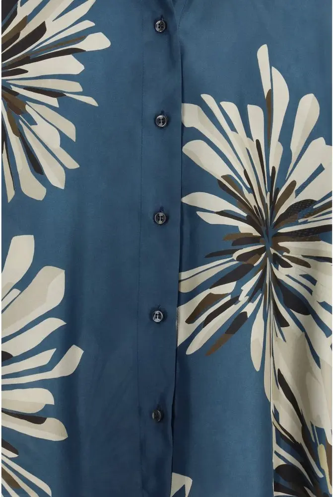 Shirt Brunello Cucinelli Multicolor Silk Pattern