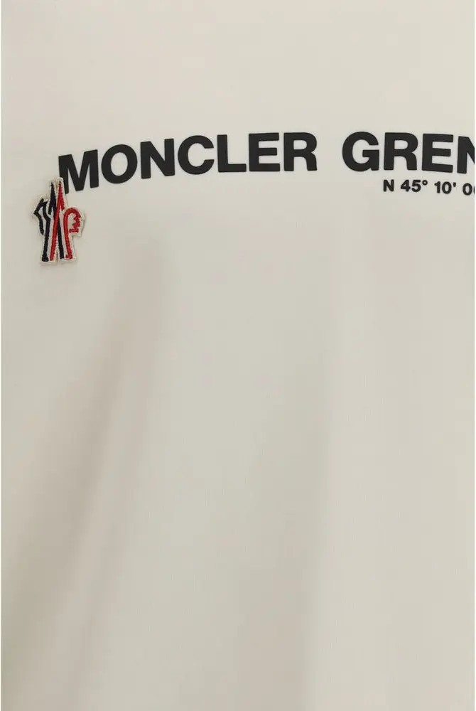 Свитшот Moncler Grenoble Бежевый хлопковый свитшот