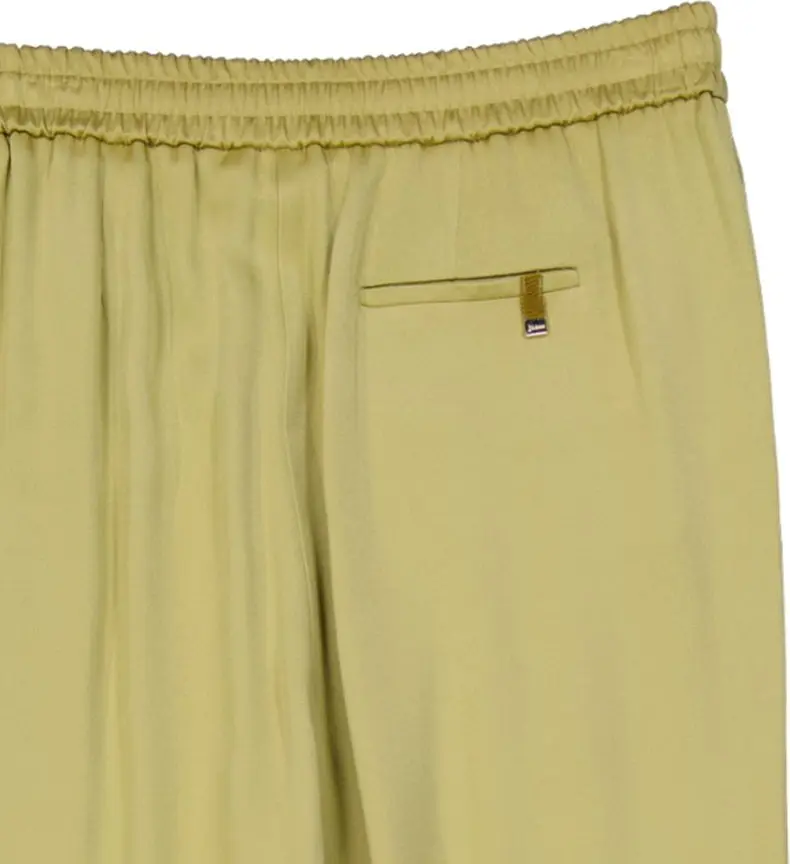 Bicolor Acetate Casual Pants Herno