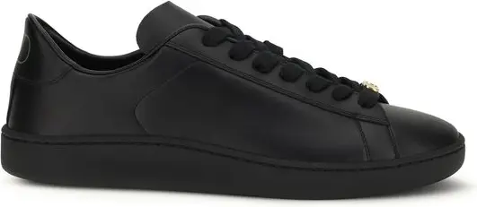 Sneakers Valentino Garavani Black Calf Leather Bos Taurus