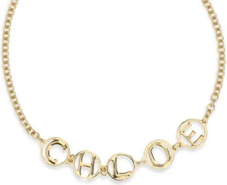 Колье Chloe "Script Choker"