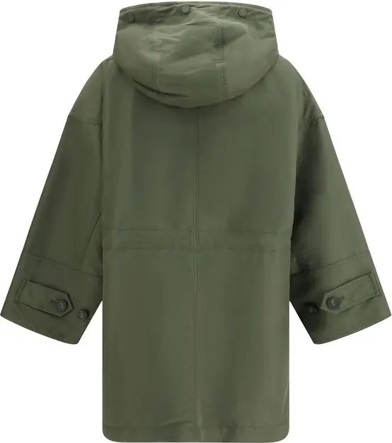 Max Mara Bicolor Paxtasi Fermuarli Mato Ko'ylagi