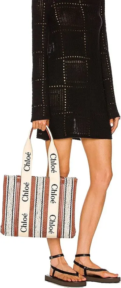 Tote Bag Chloe Brown Linen