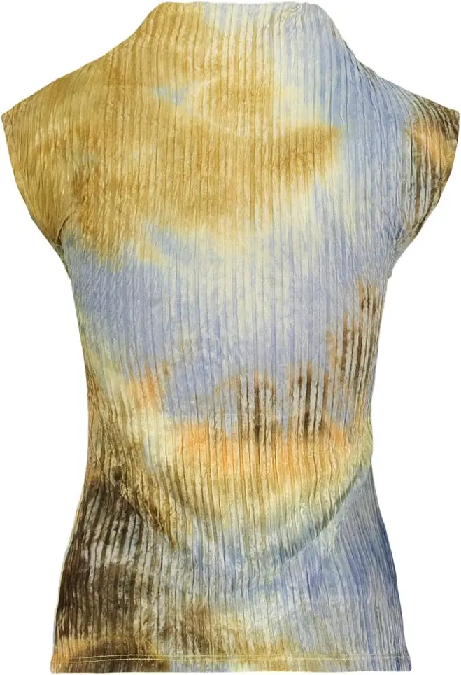 Топ Desigual Giallo из полиэстера
