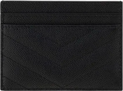 Кардхолдер Saint Laurent из стеганой кожи