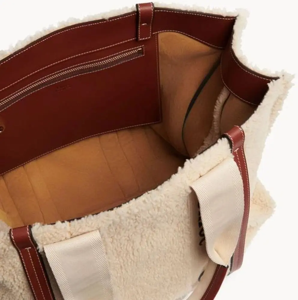Chloe Bei charm Sagan uchun tote sumkasi