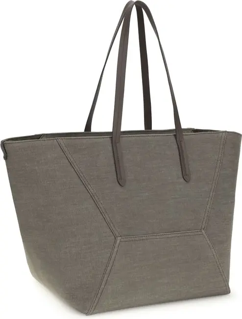 Сумка на плечо из хлопка Brunello Cucinelli