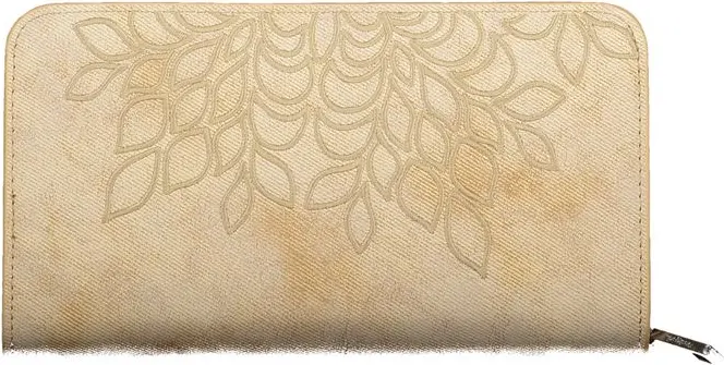 Wallet Beige Polyurethane Women