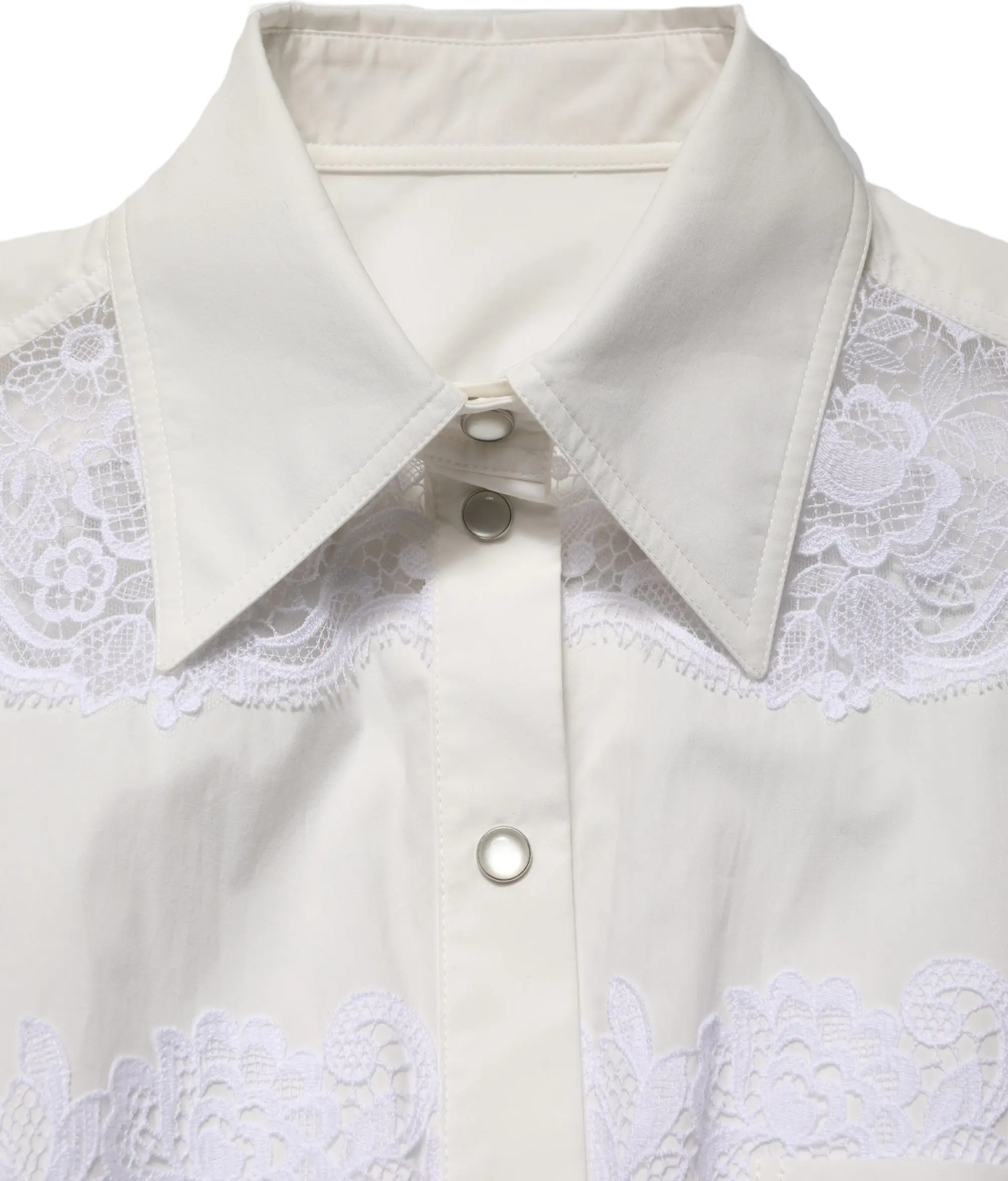 Jumpsuit Dolce & Gabbana White Cotton Lace Trim Long Sleeves Jumpsuit