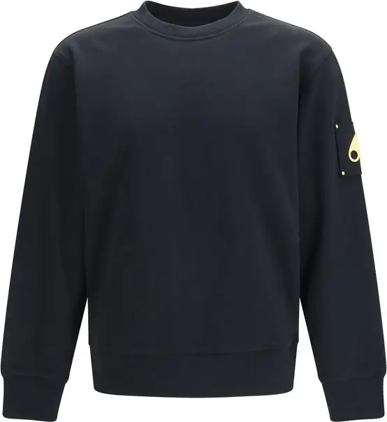 Qora paxta sweatshirt Moose Knuckles
