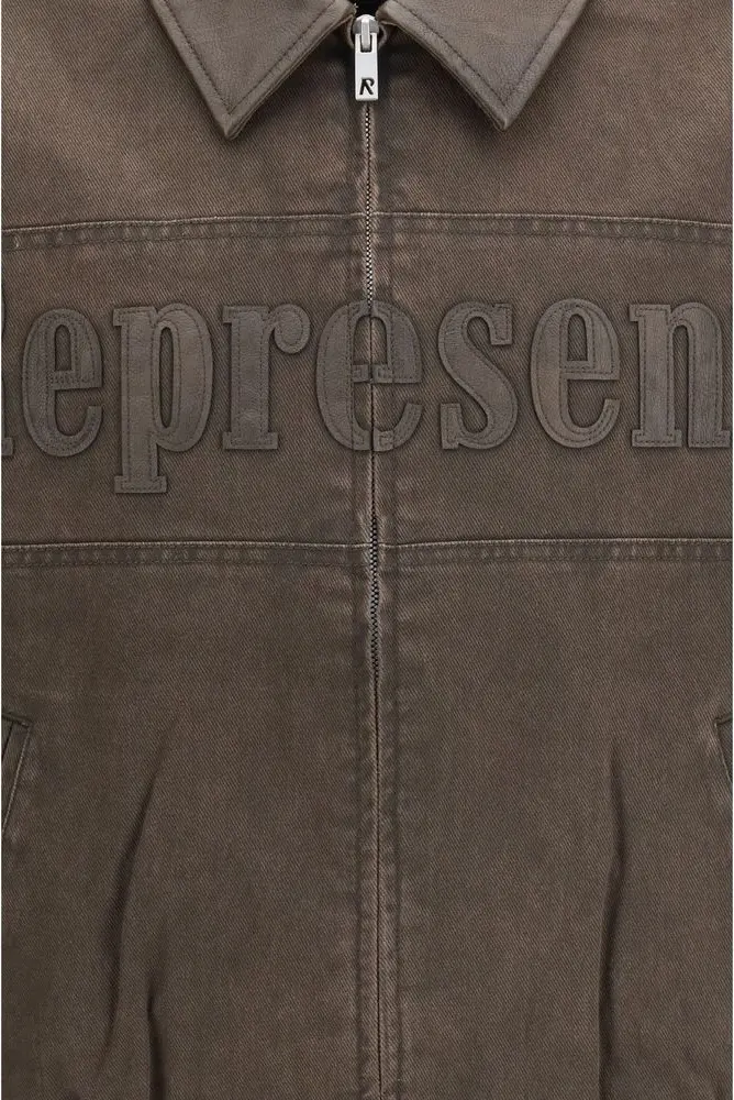 Bomber Represent Brown Cotton