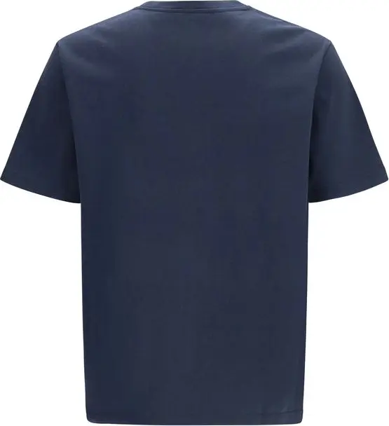 Футболка Maison Kitsuné Синяя Хлопок
