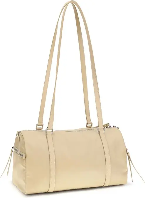 Shoulder Bag Prada Beige Polyamide