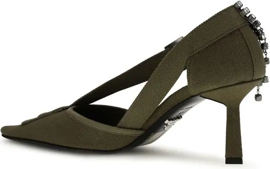 Pumps Prada Bicolor Cotton High Heel Pumps