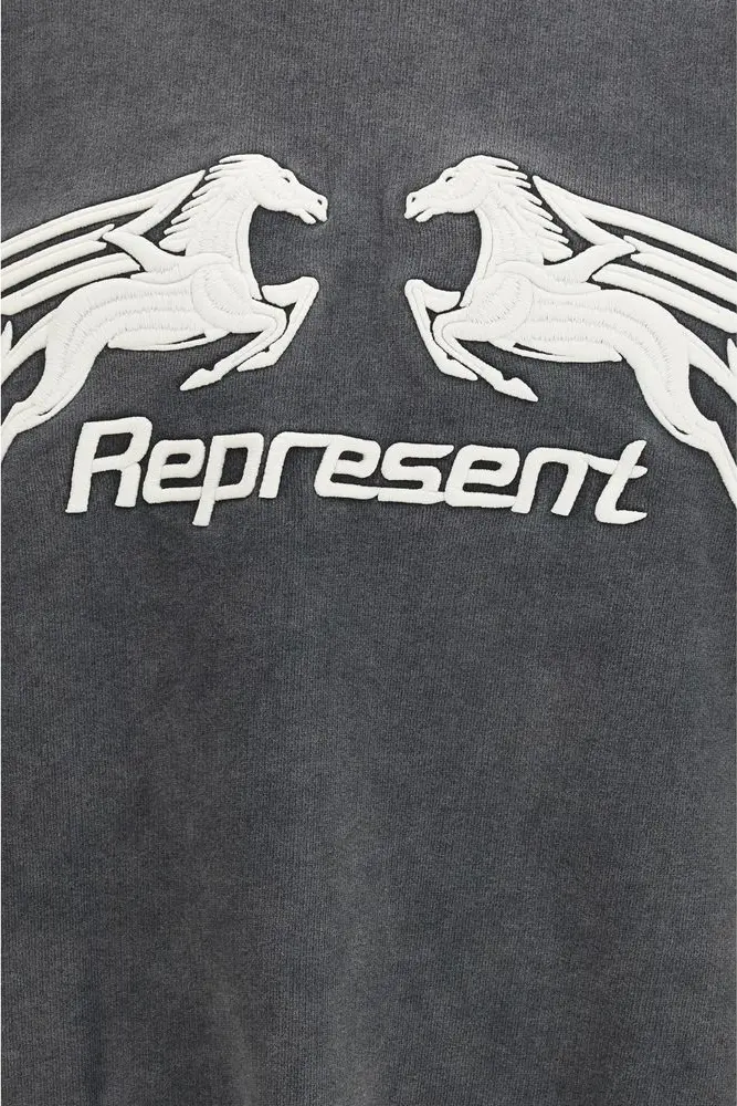 Свитшот Represent Серый Хлопковый Свитшот