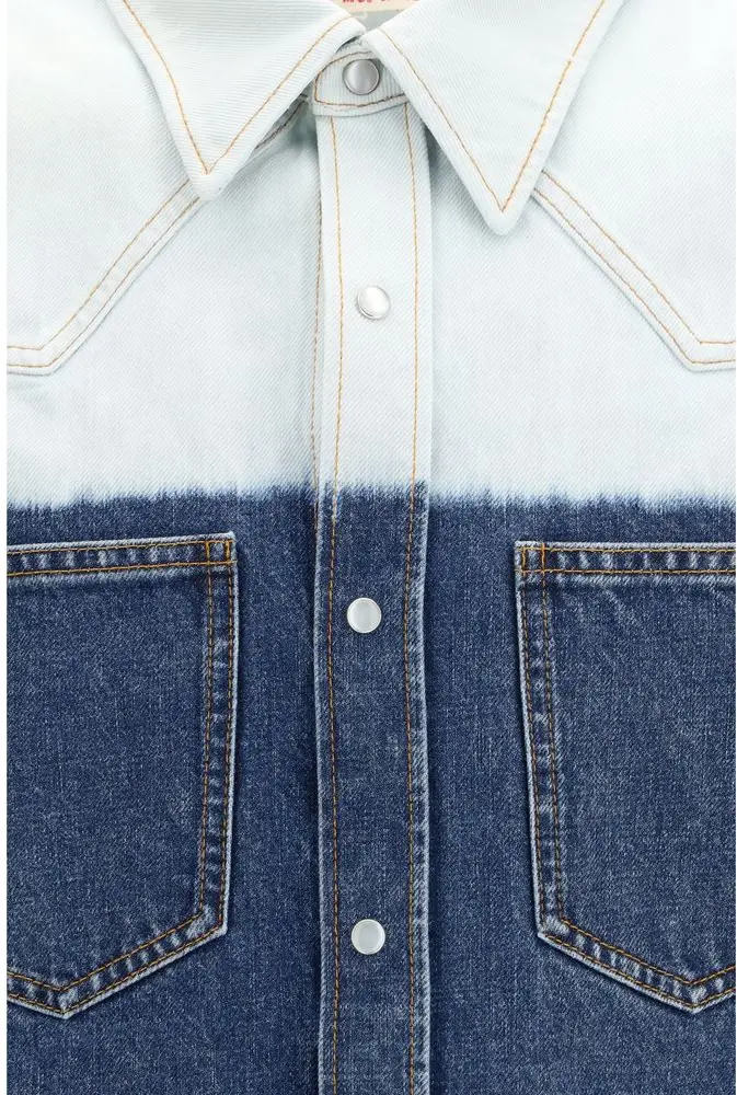 Blue Denim Shirt Marni