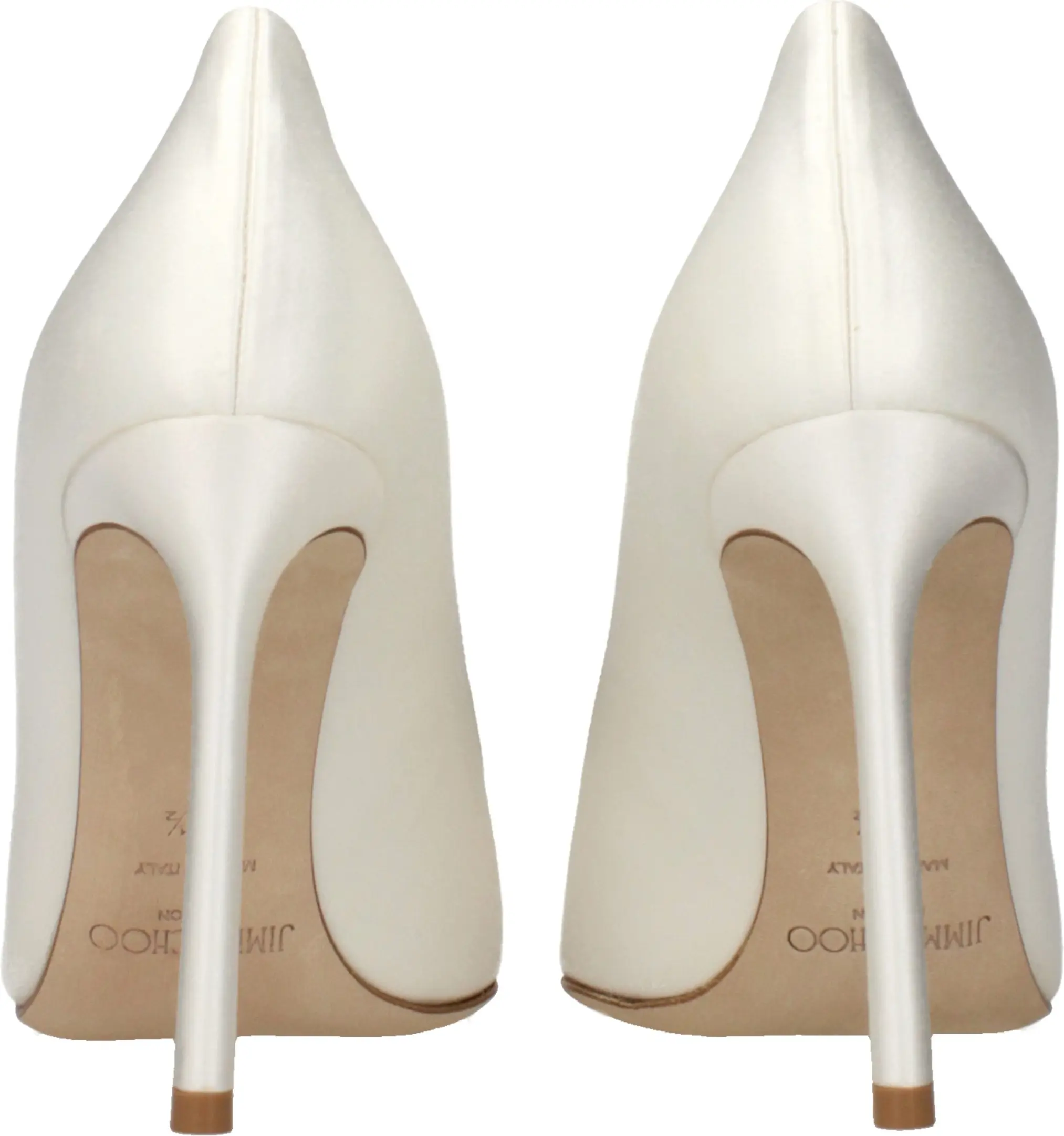 Pumps Jimmy Choo Beige Satin Platform Pumps