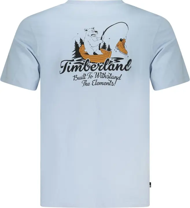 T-shirt Timberland Azzurro Cotton
