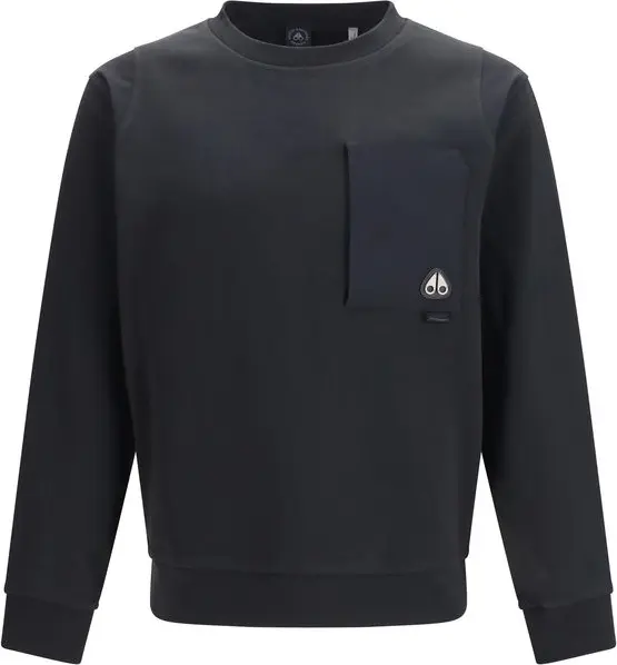 Qora paxta sweatshirt