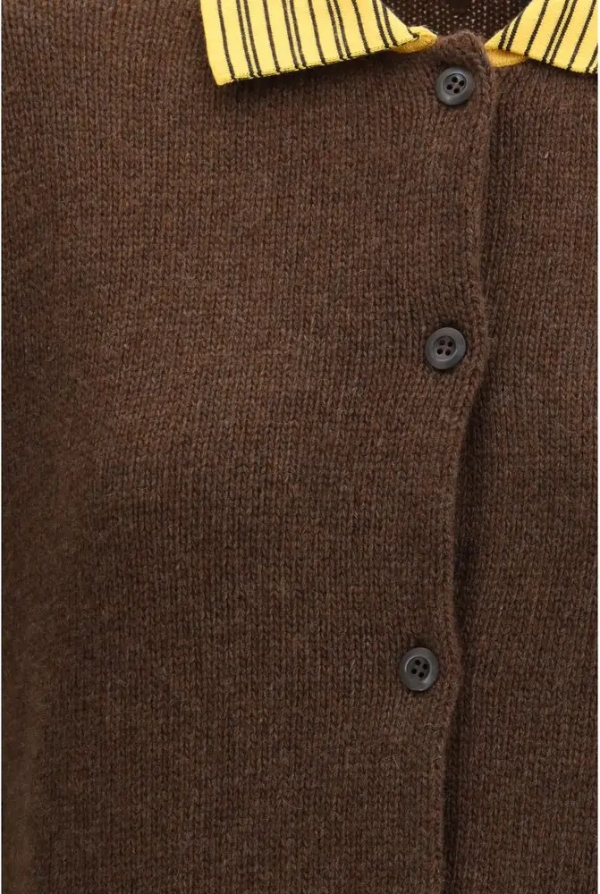 Cardigan Prada Brown Cashmere Cardigan