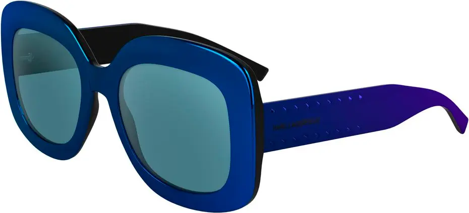 Sunglasses Karl Lagerfeld Blue Injected Sunglasses