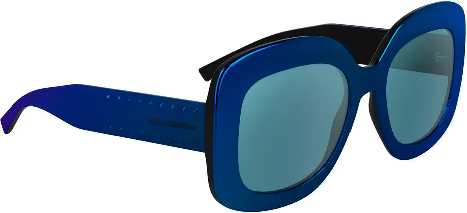 Sunglasses Karl Lagerfeld Blue Injected Sunglasses
