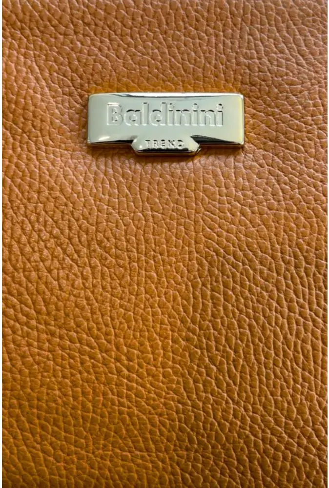 Коричневая сумка Baldinini Trend через плечо из коровьей кожи