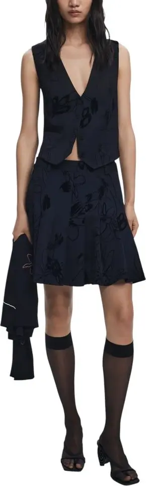 Мини-юбка Desigual FAL_FLOCK