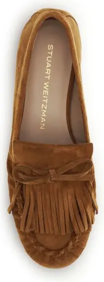 Лоферы Stuart Weitzman Britt Fringe