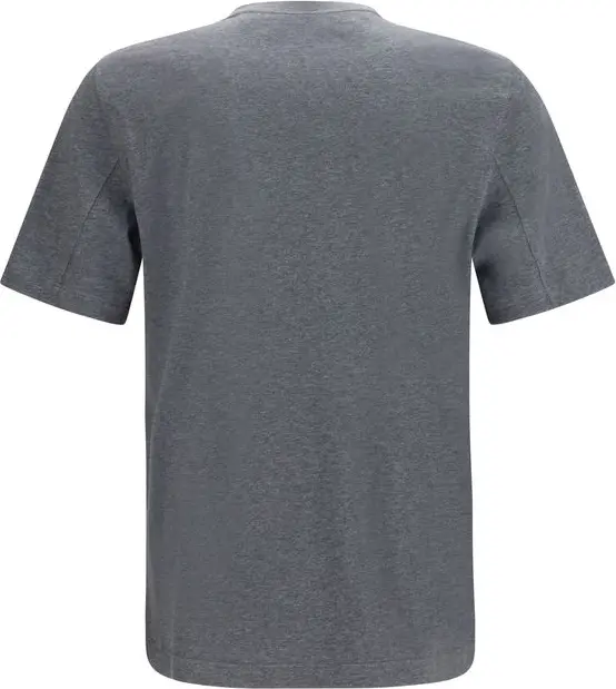 T-Shirt Brunello Cucinelli Gray Cotton T-Shirt