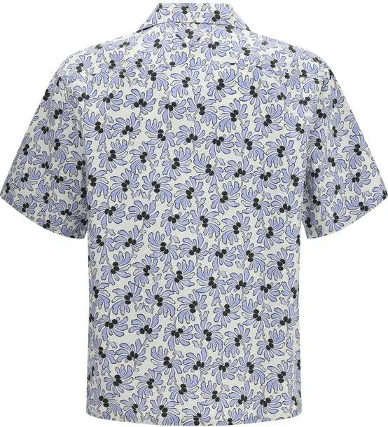 Рубашка Prada Multicolor Cotton Pattern