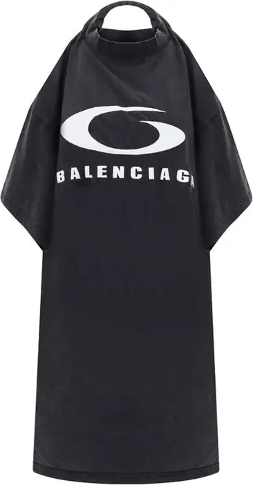 Dress Balenciaga Black Cotton Casual Dress