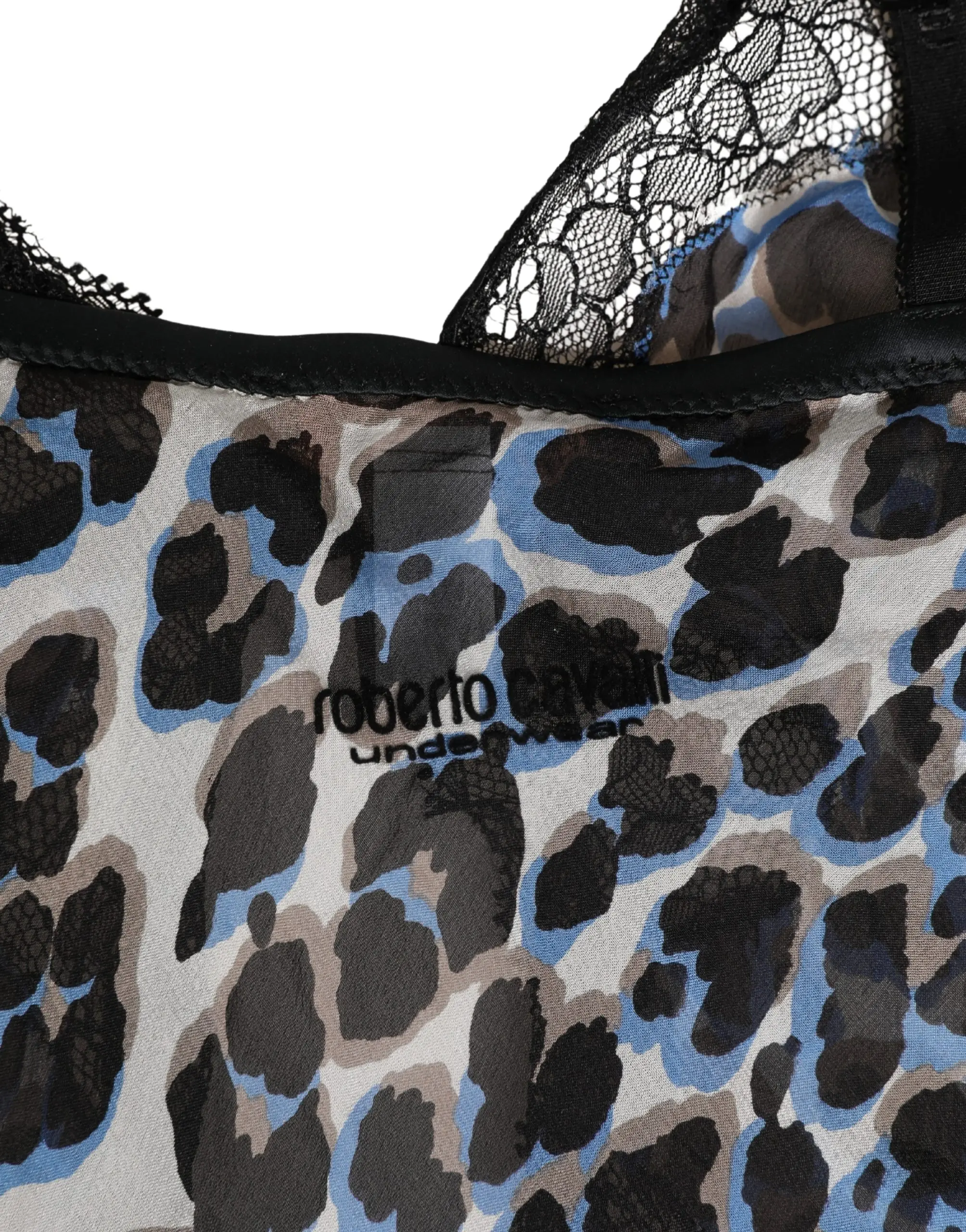 Roberto Cavalli Multicolor Leopard Dizayndagi Ichki Kiyim Ustki Kiyimi