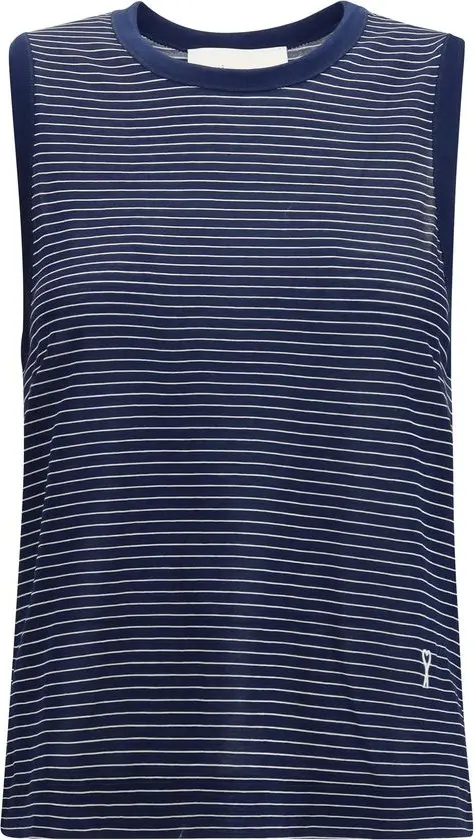 Cotton Tank Top AMI Paris