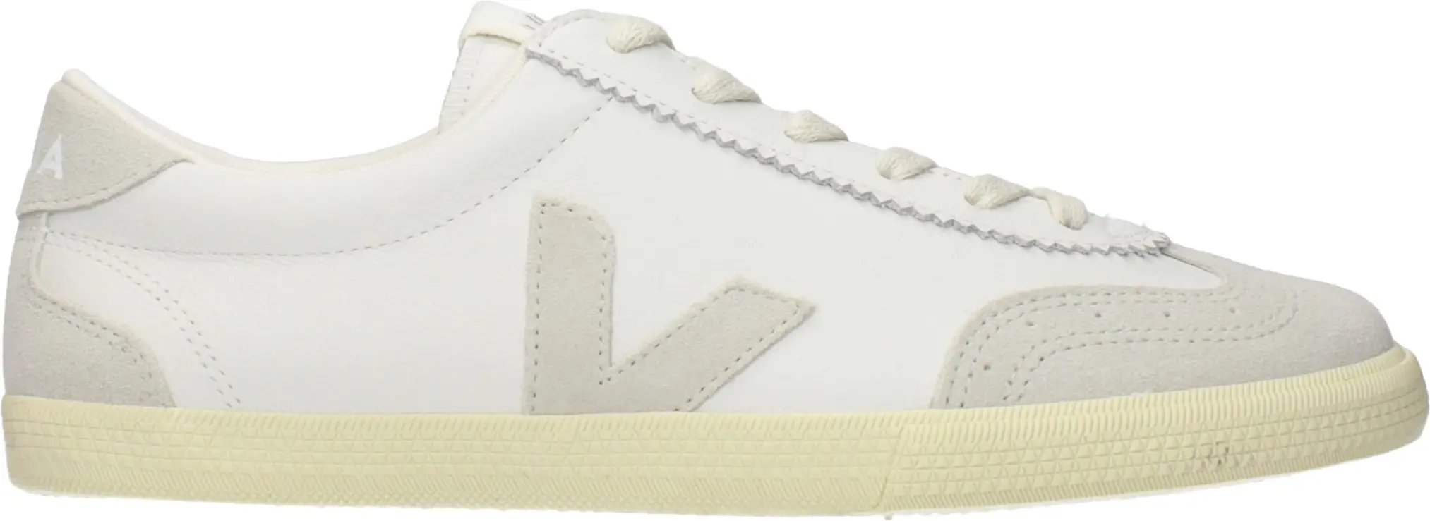 White Leather Low Top Sneakers by Veja