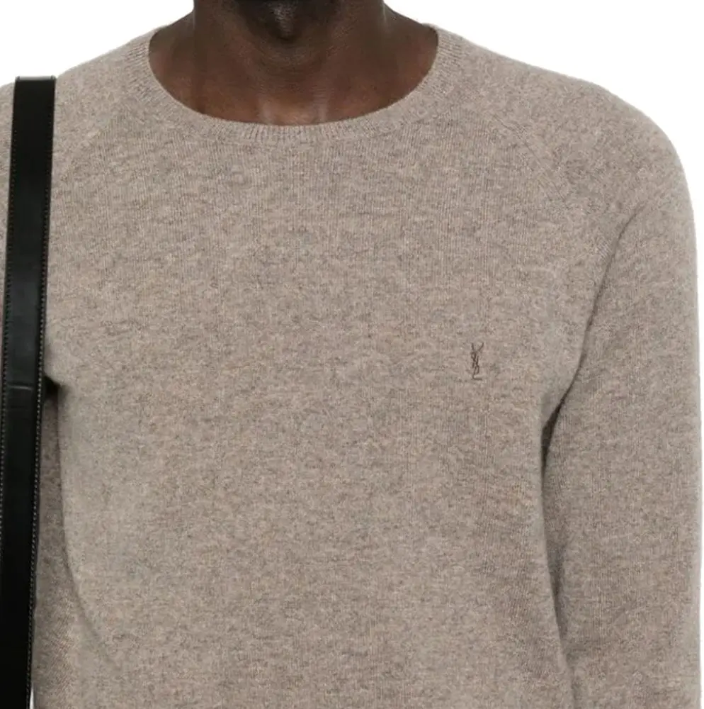 Brown Cashmere Sweater Saint Laurent