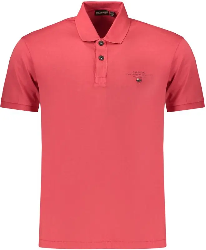 Polo Shirt Napapijri Rosso Cotton