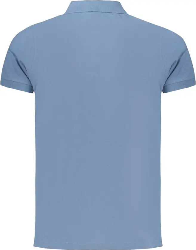 Polo Shirt Geographical Norway Azzurro Cotton Men's