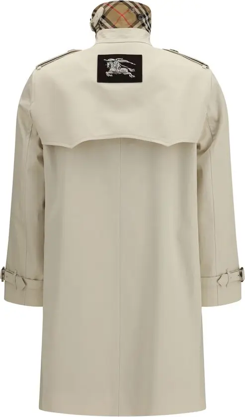 Trench Coat Burberry Beige Cotton