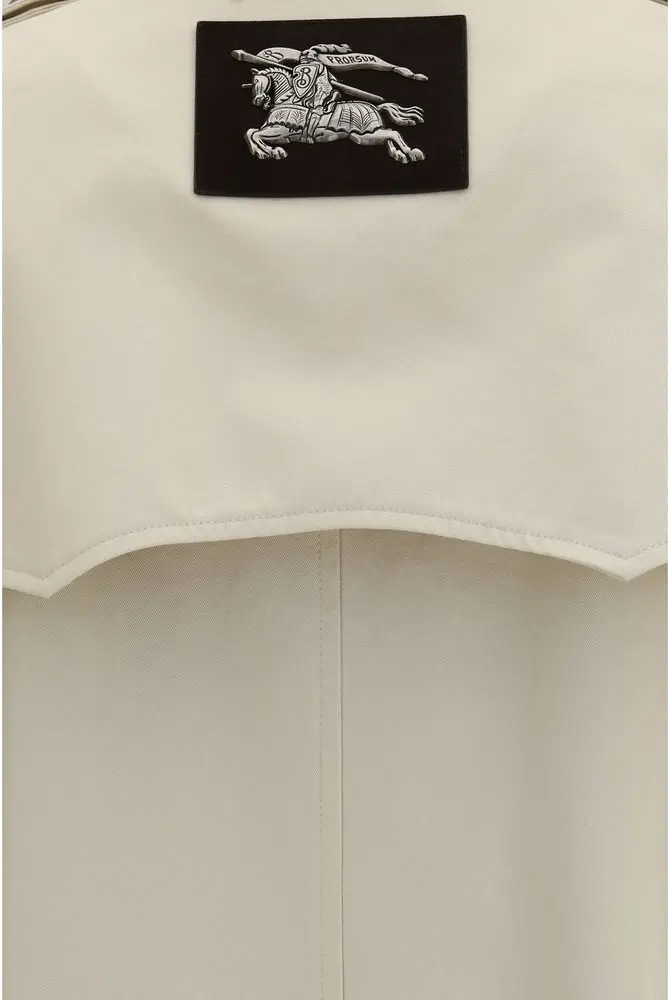 Trench Coat Burberry Beige Cotton