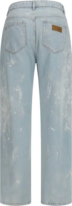 Jeans MM6 Blue Cotton Straight-Leg Jeans