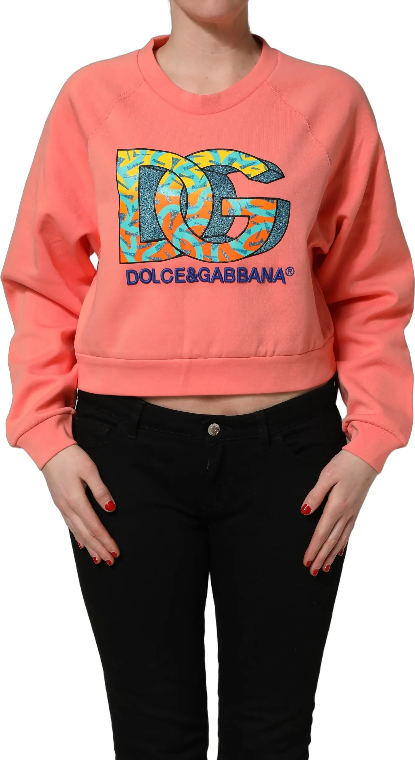 Dolce & Gabbana Sweatshirtli U-boğaz maykasi
