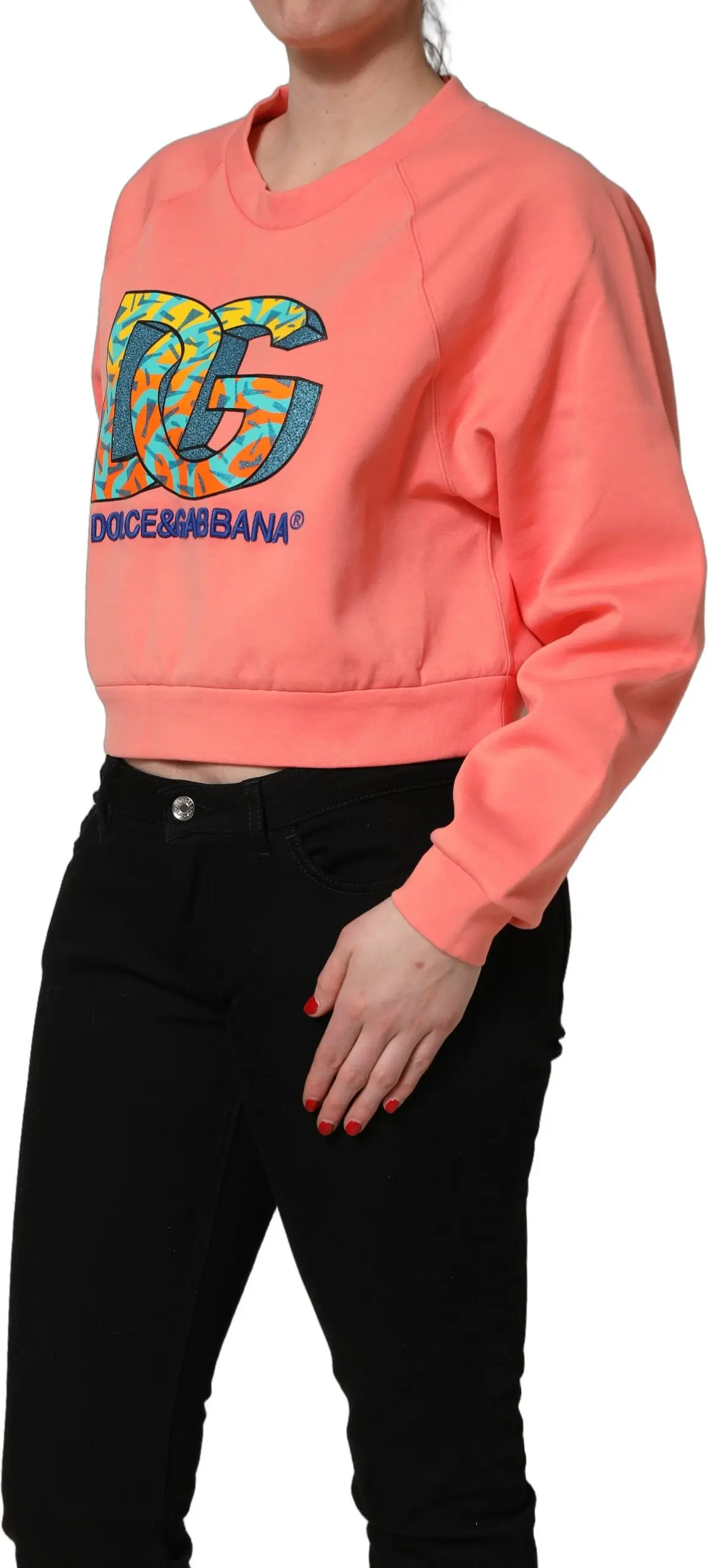 Dolce & Gabbana Sweatshirtli U-boğaz maykasi