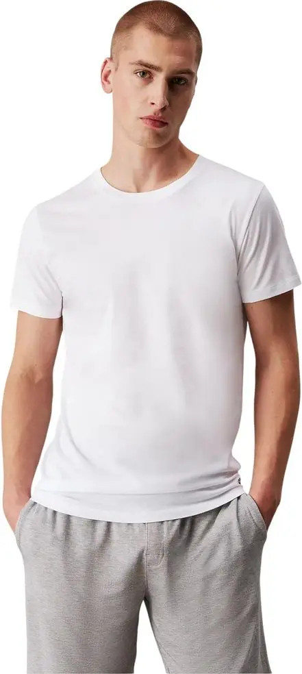 Calvin Klein Underwear Paxtasi Yumaloq Bo'yinli 3 Dondan Tişört