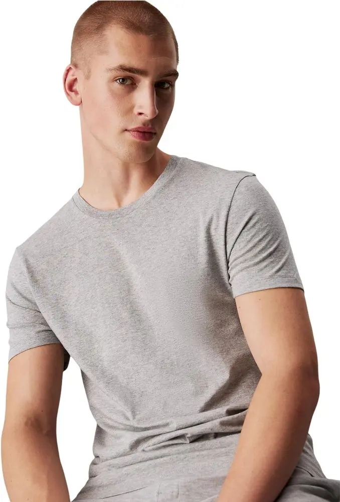 Calvin Klein Underwear Paxtasi Yumaloq Bo'yinli 3 Dondan Tişört