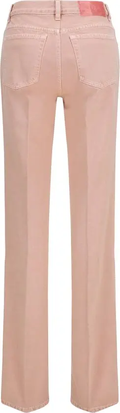 Pants Multicolor Cotton Straight-Leg Jeans